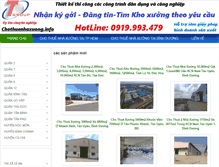 Tablet Screenshot of chothuenhaxuong.info
